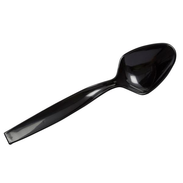 Picture of Novolex-WNA CaterLine Black Serving Spoon 144/cs 9"