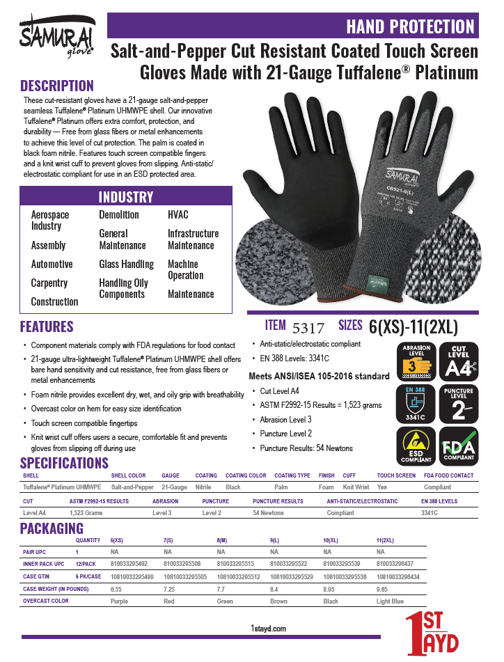 5317 Glove Brochure
